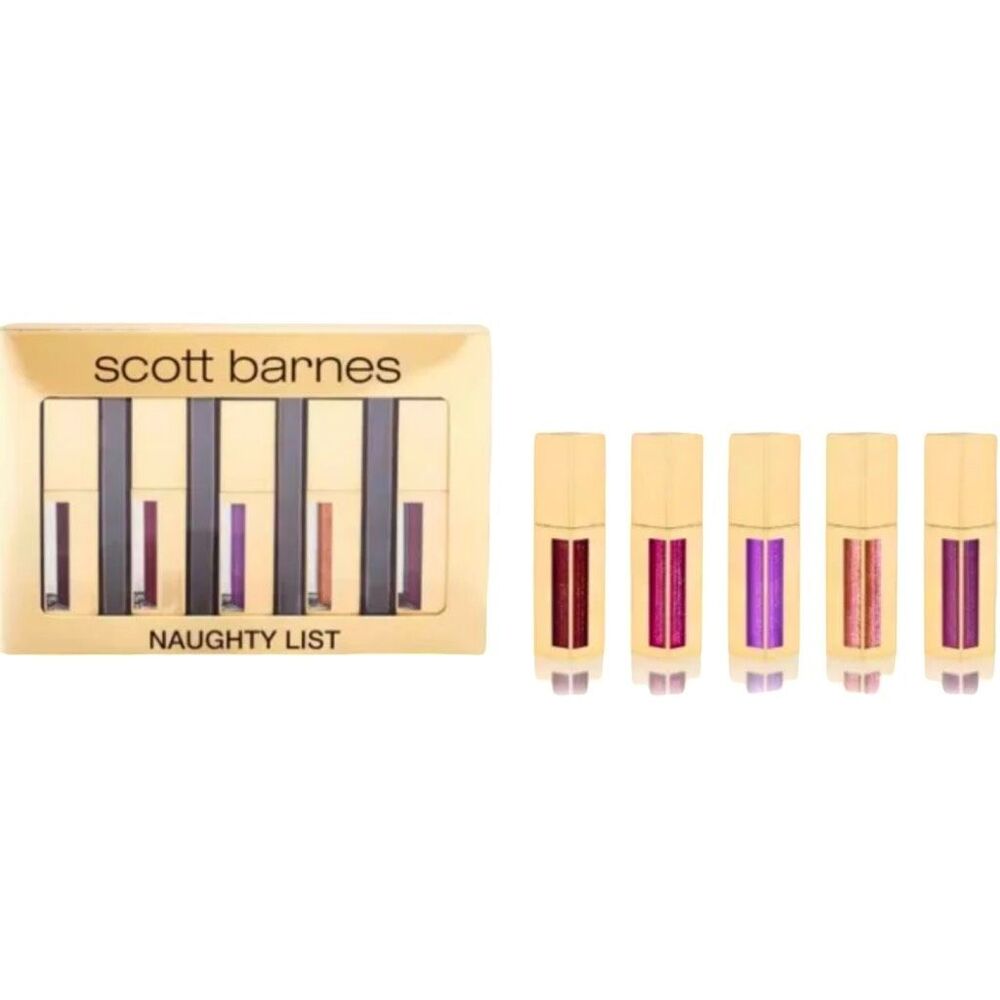 Scott Barnes NAUGHTY LIST 5-Piece Lip Gloss Set - 0.10 oz x 5